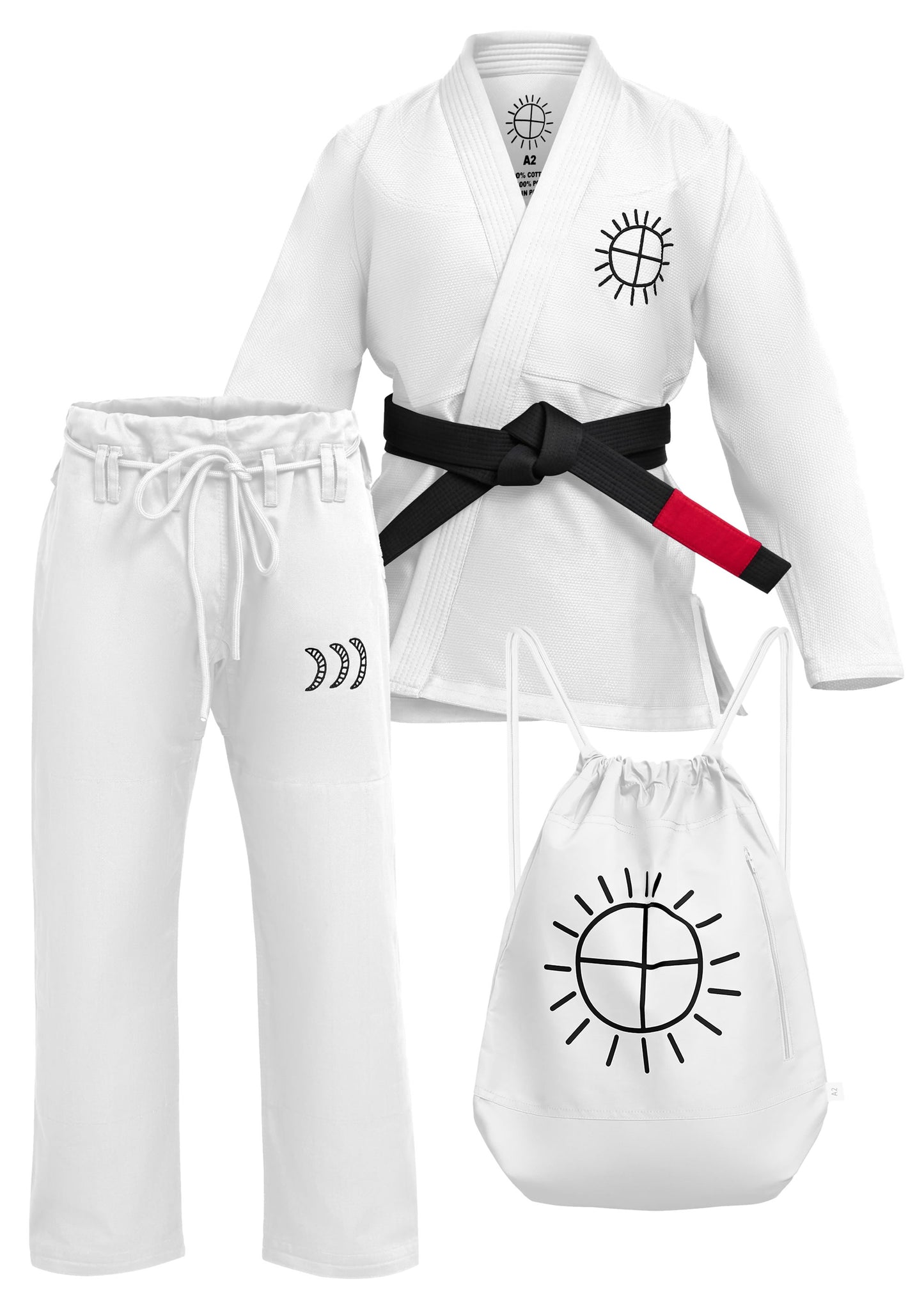 Conjunto de kimono de jiu-jitsu